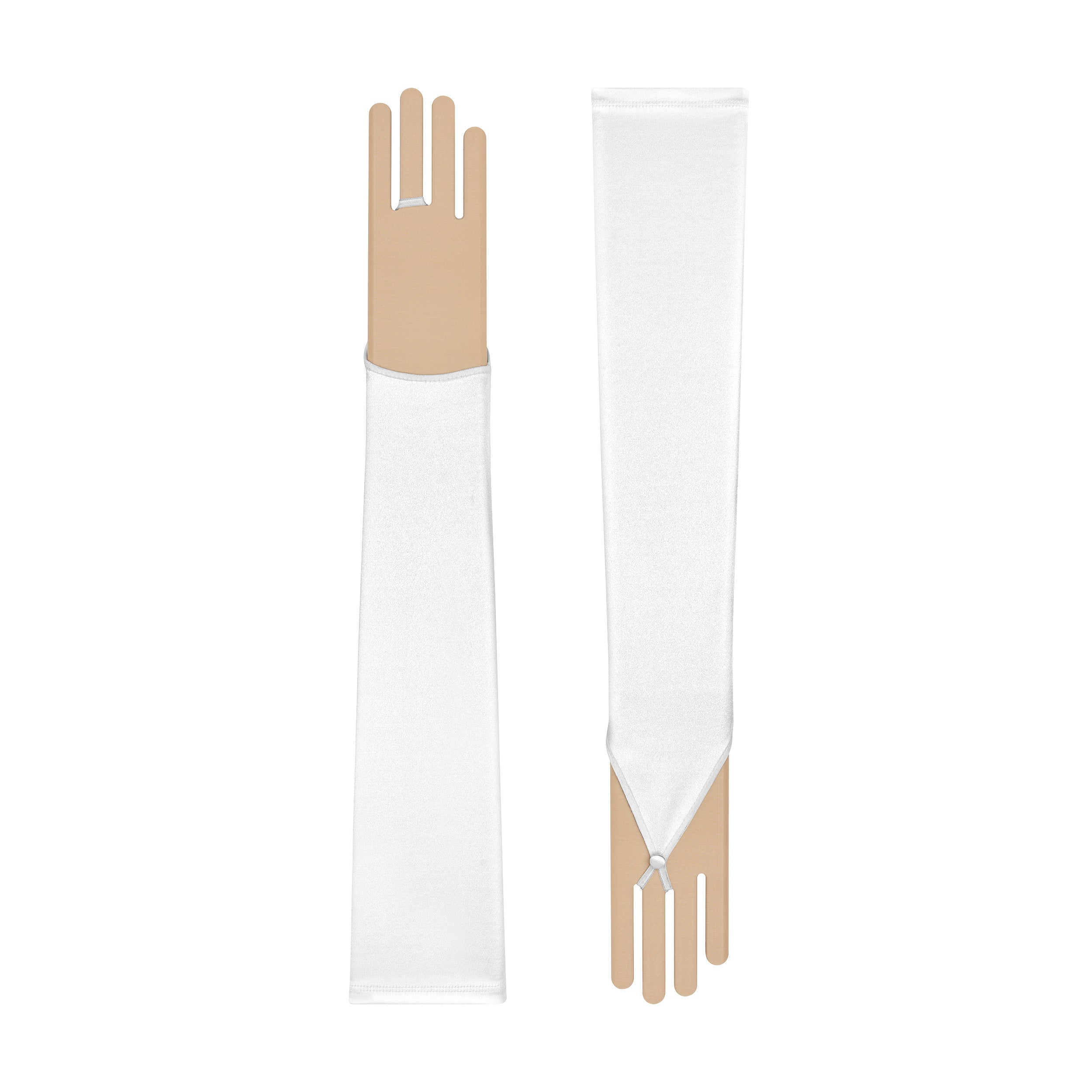 Cecelia | Satin Fingerless Opera Glove