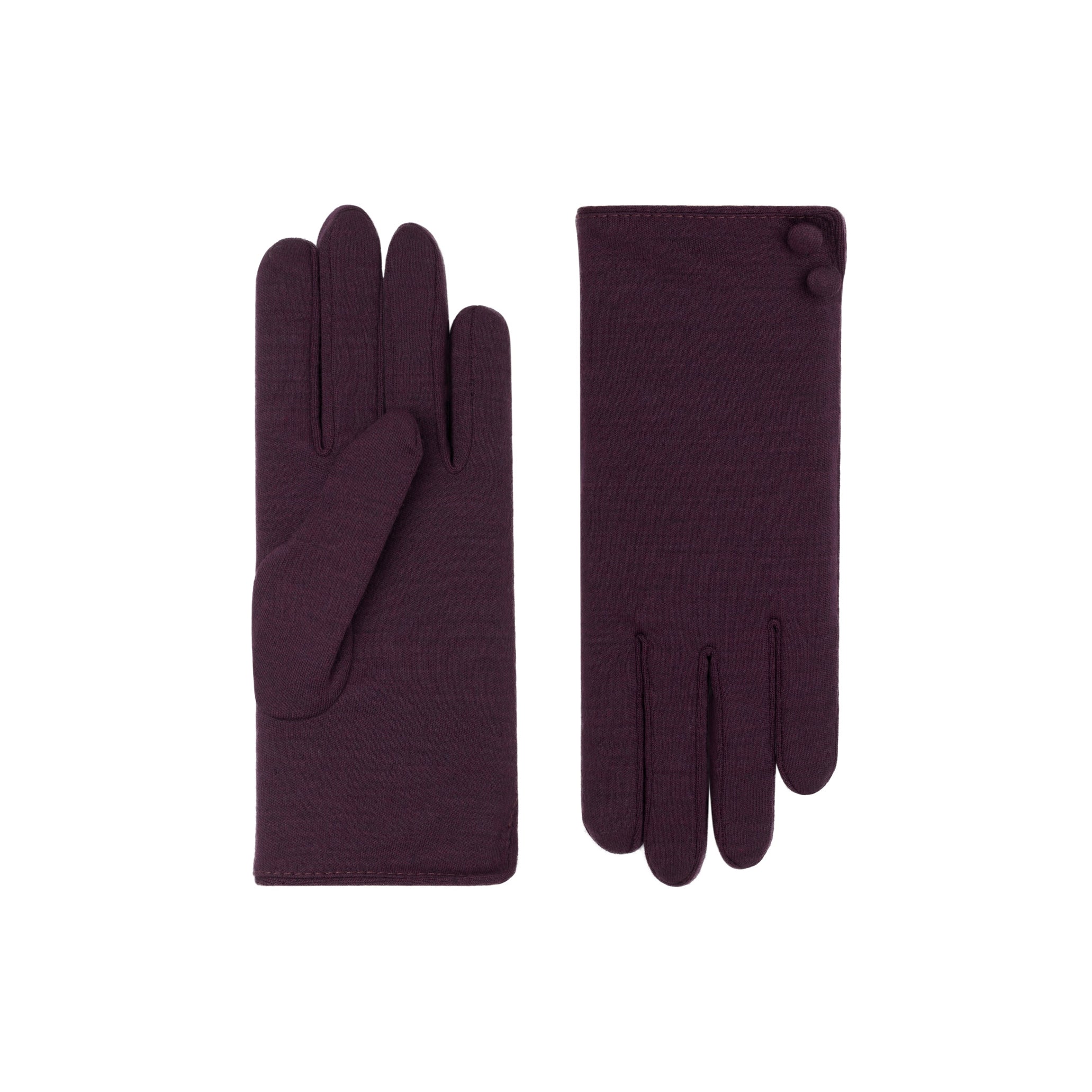 Pandora | Merino Wool Glove-Plum-Cornelia James