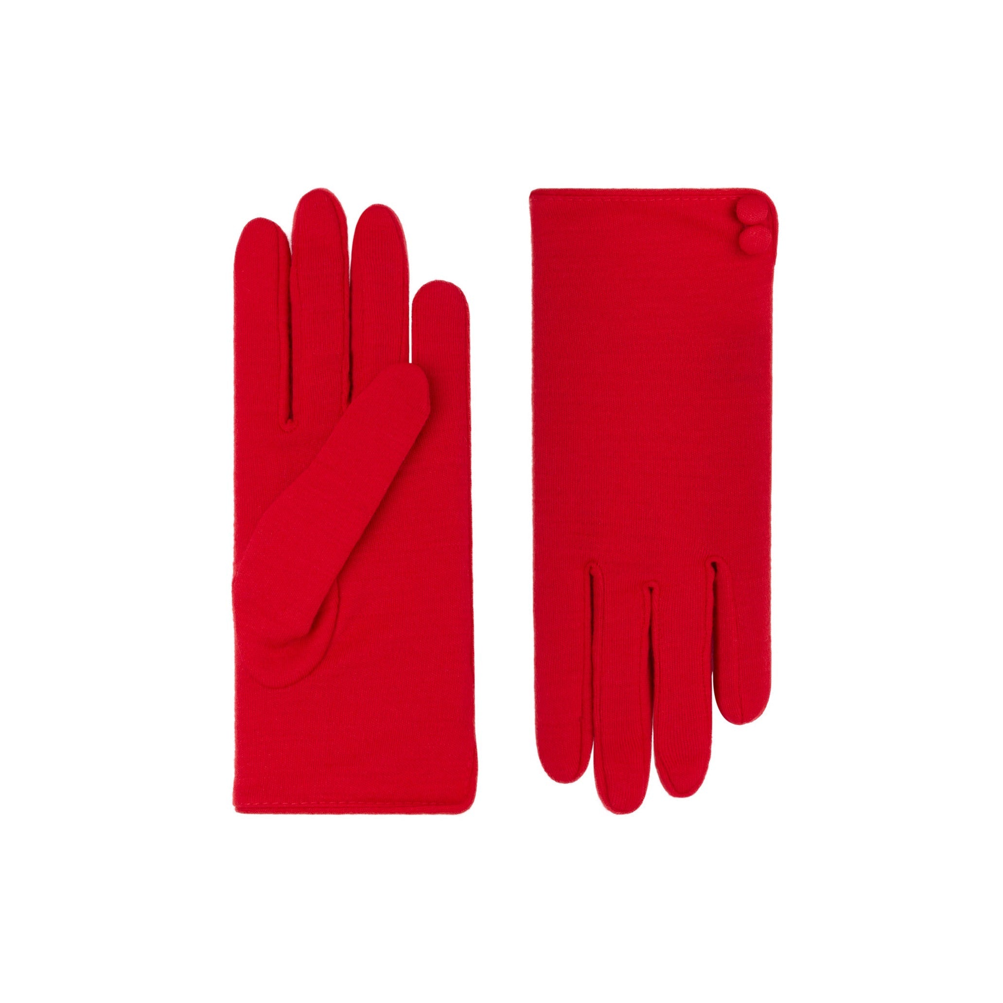 Pandora | Merino Wool Glove-Red-Cornelia James