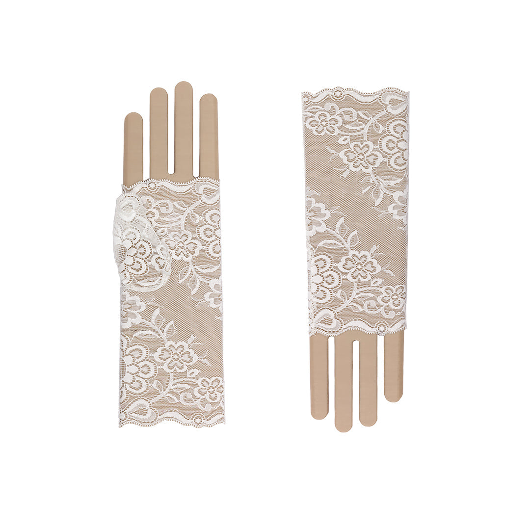 Rose | Lace Short Fingerless Glove